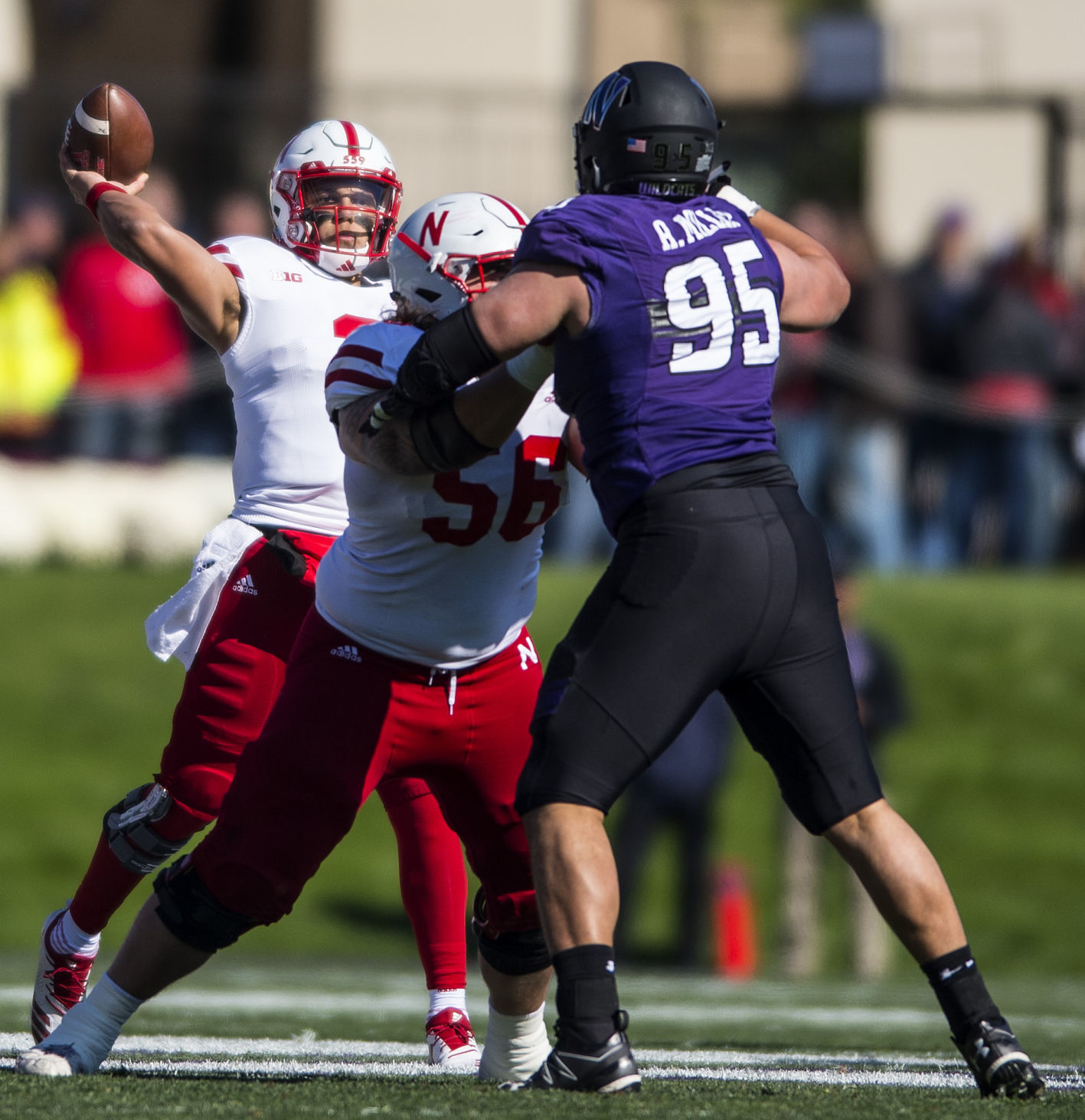 Nebraska vs. Northwestern, 10/13/18